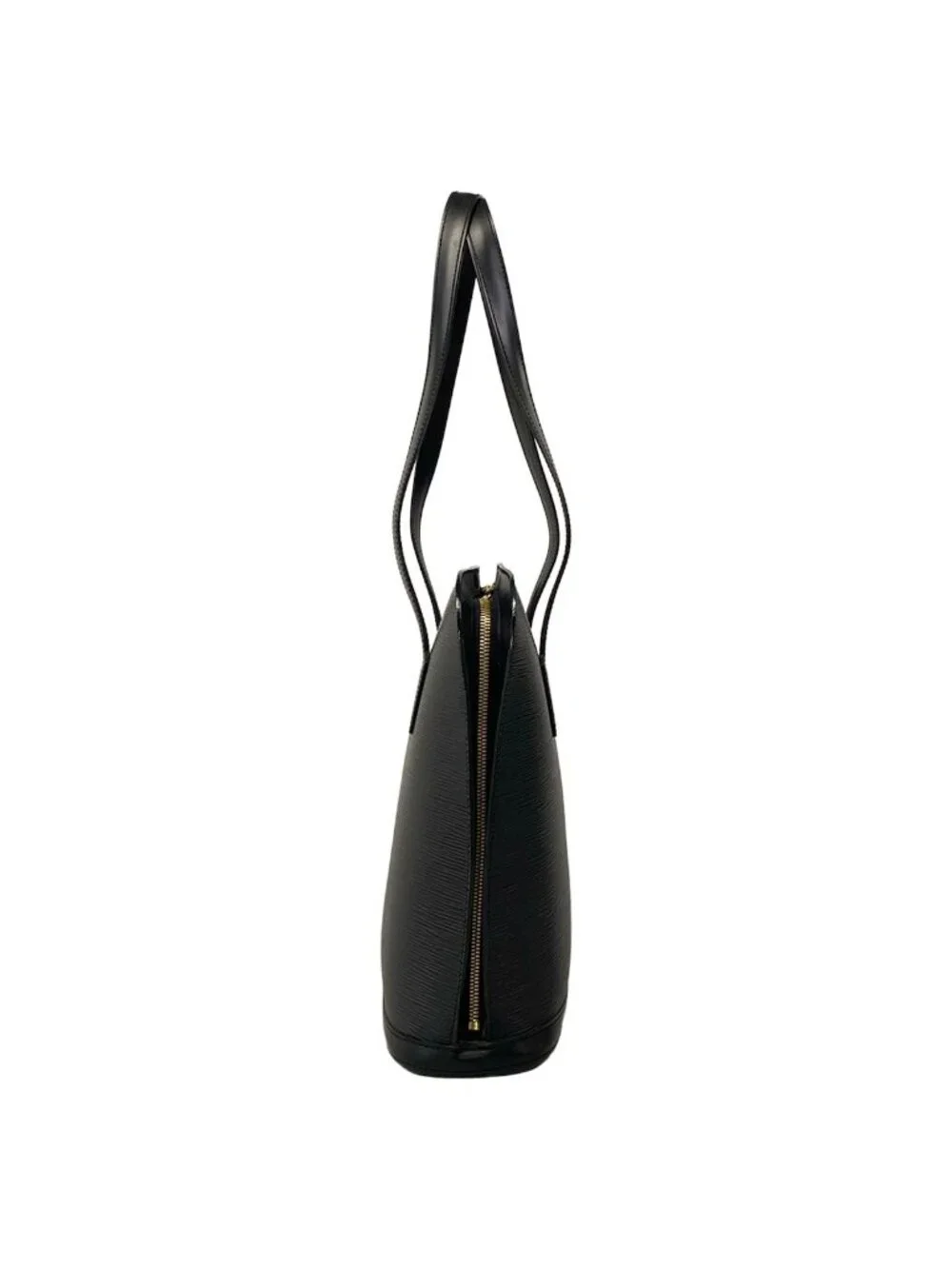 Louis Vuitton Shoulder Bag Epi Lussac Noir Leather